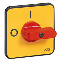 72 mm Diameter, Yellow, Red Non-Pad Handle/Legend (0172612)