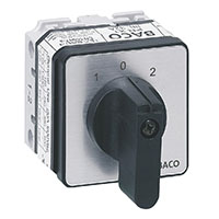 PR-One 20 A Change-Over Panel Mount Cam Switch with 2 Poles and 4 Contacts (227613)