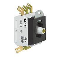 1 Normally Open (NO), 1 Normally Closed (NC), 130 V White Light Emitting Diode (LED), Faston Terminal Illuminated Contact Block Assembly with 3 Position Clip