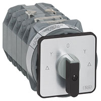 PR40 50 A 1-Speed Starter Panel Mount Grey/Black Cam Switch with 10 Contacts (HZ13GQ7)