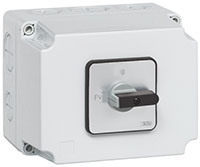 PR40 50 A 2-Speed, One-Way Enclosure Grey/Black Cam Switch with 8 Contacts (HZ52CDQ)