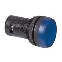 22 mm 24 V Blue One-Piece Pilot Light