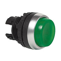 22 mm Green Projected Maintained Illuminated Chrome Bezel Pushbutton