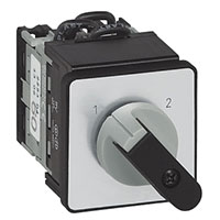 PR12 12 A Change-Over 22 mm Panel Mount Black Cam Switch with 1 Pole and 2 Contacts (NC51DX80)