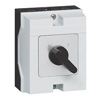 PR12 12 A Change-Over Enclosure Black Cam Switch with 2 Poles and 4 Contacts (NC52DXQ)