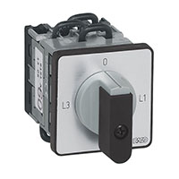 PR12 12 A Ammeter Panel Mount Grey/Black Cam Switch with 6 Contacts (NY11AQ1)