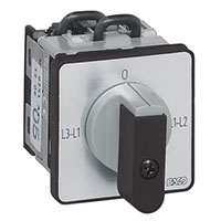 PR12 12 A Voltmeter Panel Mount Cam Switch with 4 Contacts (NY31AQ1)