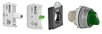 30 mm Green 2 Position Maintained Illuminated Chrome Bezel Selector Switch with 1 Normally Open (NO), 130 V Light Emitting Diode (LED), and 3 Position Clip