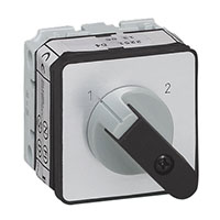 PR21 20 A Change-Over Panel Mount Grey/Black Cam Switch with 3 Poles and 6 Contacts (TC53DQ1)