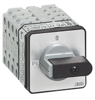 PR21 20 A 2-Speed, Two-Way Panel Mount Grey/Black Cam Switch with 8 Contacts (TZ52CQ1)