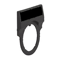 30 mm Black Large Legend Plate Plastic Insert