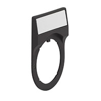 30 mm Transparent Standard Legend Plate Plastic Insert