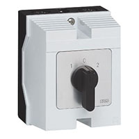 PR26 25 A Change-Over Enclosure Black Cam Switch with Off, 4 Poles, and 8 Contacts (ZC04GXQ)