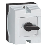 PR26 25 A 1-Speed, One-Way Enclosure Black Cam Switch with 8 Contacts (ZZ51BXQ)