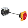 80 A Current, 3 Poles, Long Shaft Door Interlock Disconnect Switch with Yellow, Red Padlockable Handle (0165409LS)