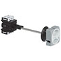 25 A Current, 3 Poles, Long Shaft Door Interlock Disconnect Switch with Grey Padlockable Handle (0168009LS)