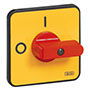 72 mm Diameter, Yellow, Red Non-Pad Handle/Legend (0172612)
