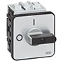 50 A Current, 3 Poles, Panel Mount Disconnect Switch with Grey Non-Padlockable Handle (0174202)