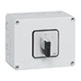 PR40 50 A Change-Over Enclosure Grey/Black Cam Switch with Off, 1 Pole, and 2 Contacts (HC01GAQ)