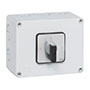 PR40 50 A Three-Way Enclosure Grey/Black Cam Switch with Off, 1 Pole, and 3 Contacts (HD01ABQ)