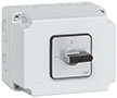 PR40 50 A 2-Speed, One-Way Enclosure Grey/Black Cam Switch with 8 Contacts (HZ52BDQ)