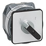 PR63 63 A Change-Over Panel Mount Grey/Black Cam Switch with 1 Pole and 2 Contacts (IC51DQ7)