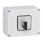 PR63 63 A Three-Way Enclosure Grey/Black Cam Switch with Off, 1 Pole, and 3 Contacts (ID01ABQ)