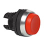 22 mm Red Projected Momentary Chrome Bezel Pushbutton