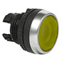 22 mm Yellow Flush Momentary Illuminated Chrome Bezel Pushbutton