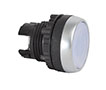 22 mm White Flush Momentary Illuminated Chrome Bezel Pushbutton