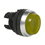 22 mm Yellow Projected Maintained Illuminated Chrome Bezel Pushbutton