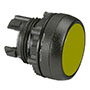 22 mm Yellow Flush Momentary Black Bezel Pushbutton