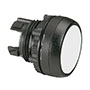 22 mm White Flush Momentary Black Bezel Pushbutton