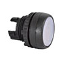 22 mm White Flush Momentary Illuminated Black Bezel Pushbutton