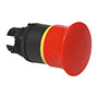 22 mm Red 40 mm Mushroom Push-Pull Black Bezel Emergency-Stop Switch