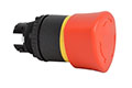 22 mm Red 40 mm Mushroom Push-Turn Black Bezel Emergency-Stop Switch
