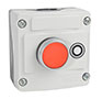 22 mm Red Flush Momentary Control Station with 1 Normally Closed (NC) and Stop Symbol