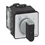 PR12 12 A Change-Over 22 mm Panel Mount Black Cam Switch with Off, 4 Poles, and 8 Contacts (NC04GX80)