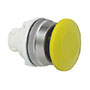 30 mm Yellow 40 mm Mushroom Momentary Chrome Bezel Pushbutton