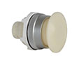 30 mm White 40 mm Mushroom Momentary Illuminated Chrome Bezel Pushbutton