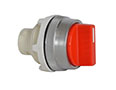 30 mm Red 2 Position Momentary Chrome Bezel Selector Switch