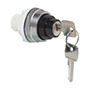 30 mm 2 Position Momentary Chrome Bezel Key Switch